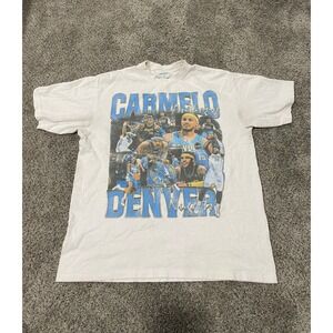 Game Changer Carmelo Anthony Denver Nuggets T-Shirt Mens XL White Fair Graphic